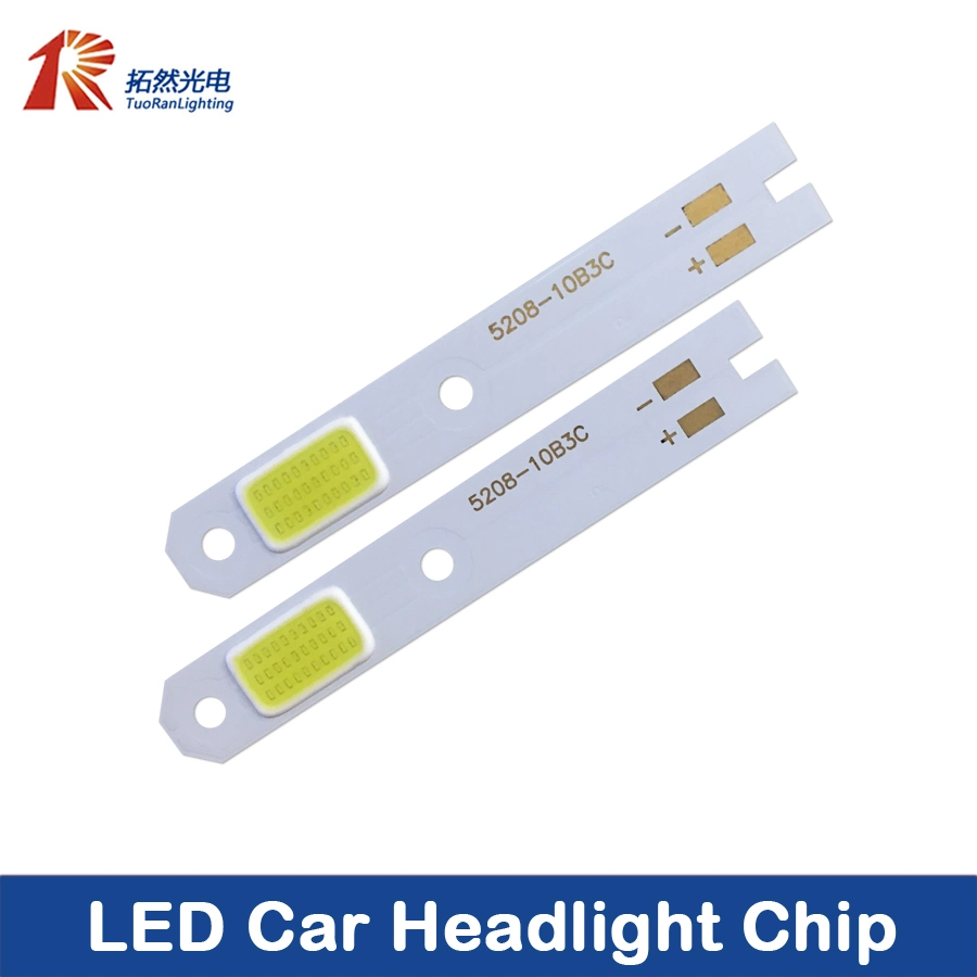 Low Light Attenuation S2 COB Light Source 15W LED Automobile Headlight White Light Bulb Chip