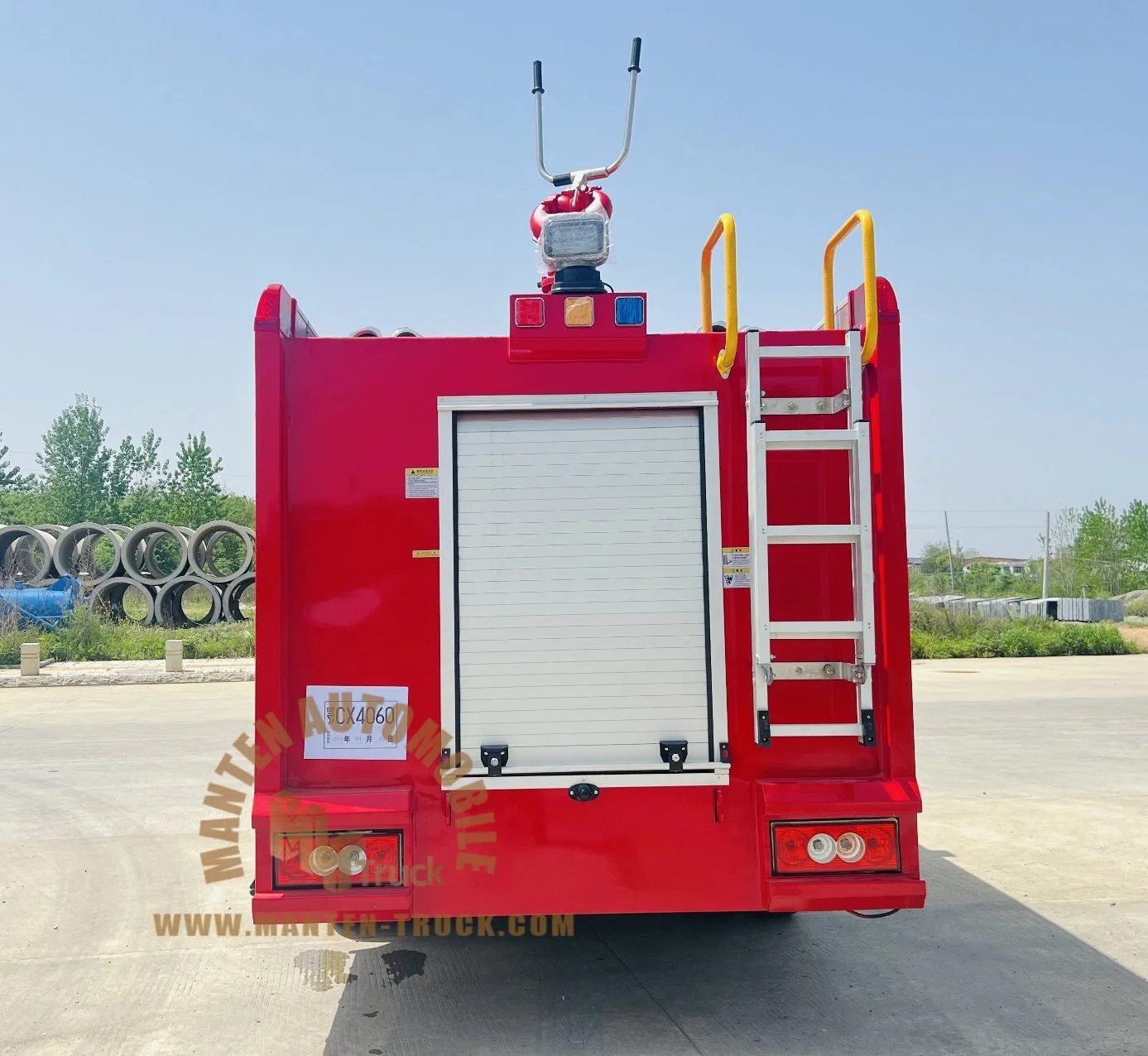 3000 Liters Brand New Fire Engine Truck Foton 4X2 Foam Water Fire Ladder Truck Fire Fighting Truck Price Rescue Diesel