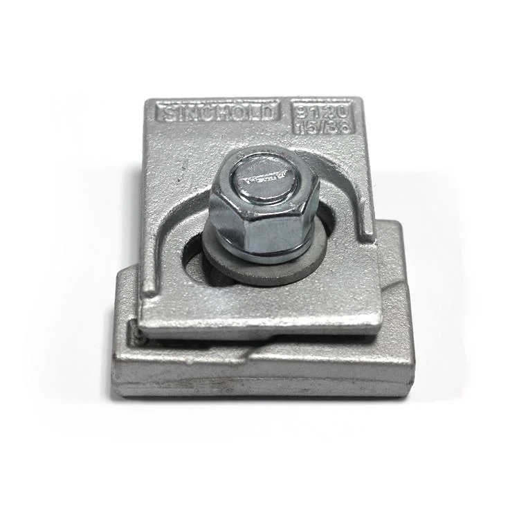 Sinchold 9120/15/38 Flexible Self-Locking Forged Steel Welded Crane Rail Clips