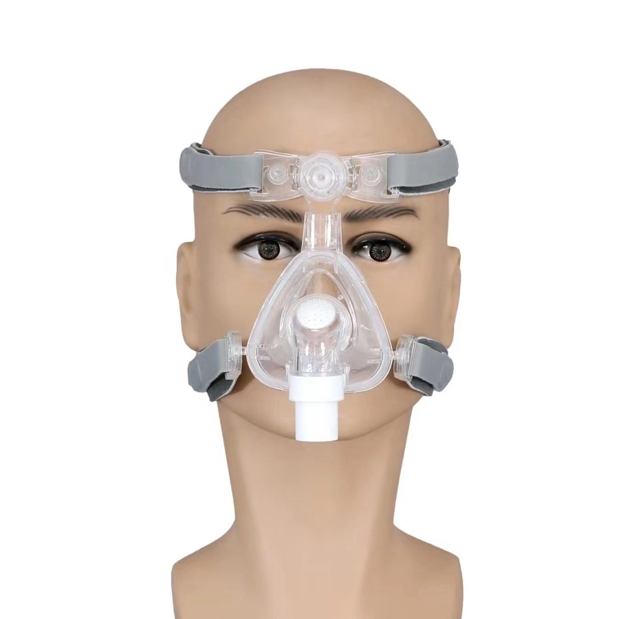 Vollmaske CPAP Auto CPAP BiPAP Maske für den Schlafmodus Apnoe Schnarchen Menschen mit frei einstellbare Kopfbedeckung