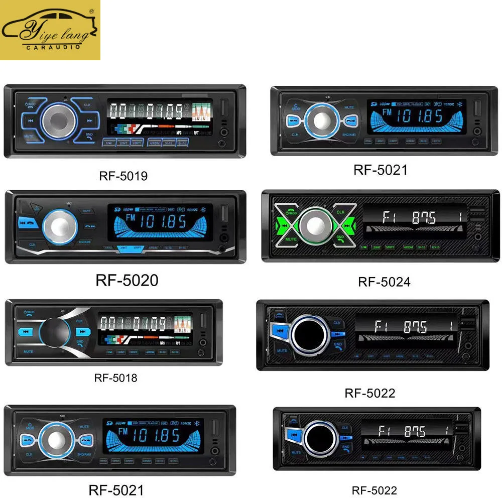 Autoradio Car Radio Bt 12V 1 DIN FM Aux in Receiver SD USB Car MP3 Player Universal V5.0