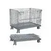 Welded Transport Folding Metal Hot DIP Galvanized Storage Wire Container for Heavy Industry