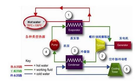 Production d'énergie par cycle biologique de Rankine application du cycle biologique de Rankine Dans la production d'énergie thermique