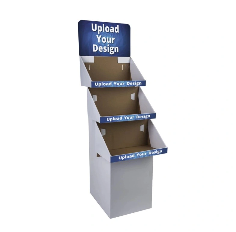 Factory Price Pop up Cardboard Display Stand Cardboard Floor Display Rack