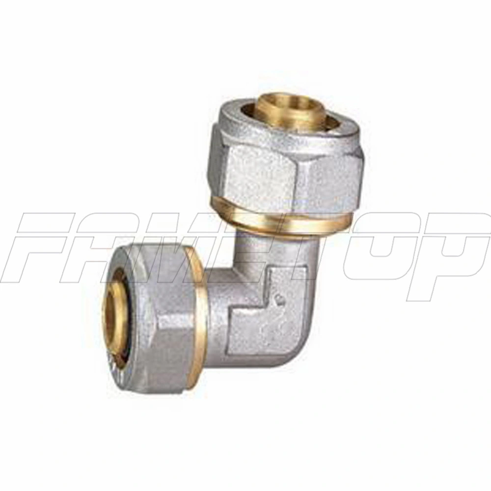 Brass Screw/Compress Fitting for Pex-Al-Pex Multilayer/Composite Pipe (PAP) for European Market