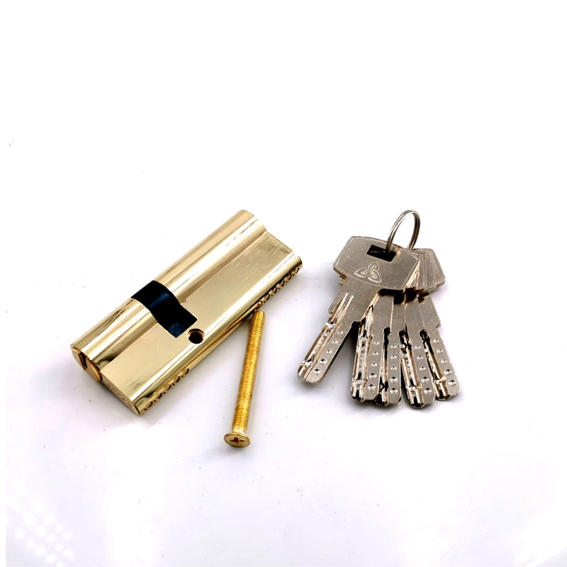 High Quality Security Brass Key Cylinder Various Types Colors with Thumb Turn Knob Pin Lock Set