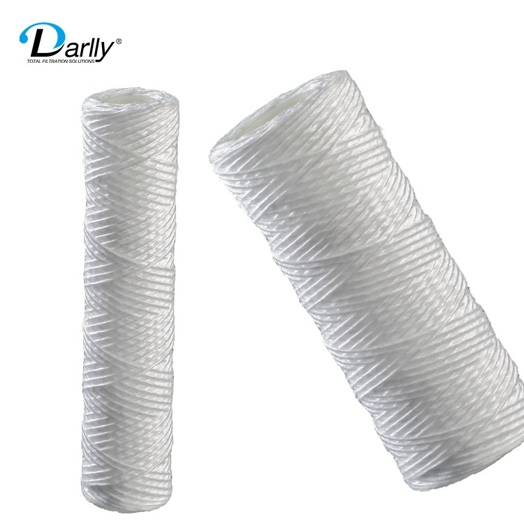 Darlly Sw Glass Fiber Yarn String Wound Filter Cartridge for RO Filtration Medical Reagant Water Partical Removal