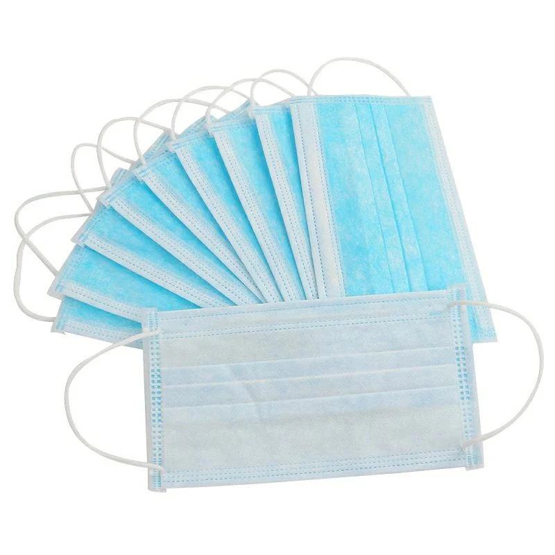 Wholesale Surgcal Face Mask 3ply Non-Woven Surical Medial Dust Face Mask,  Mouth Face Mask