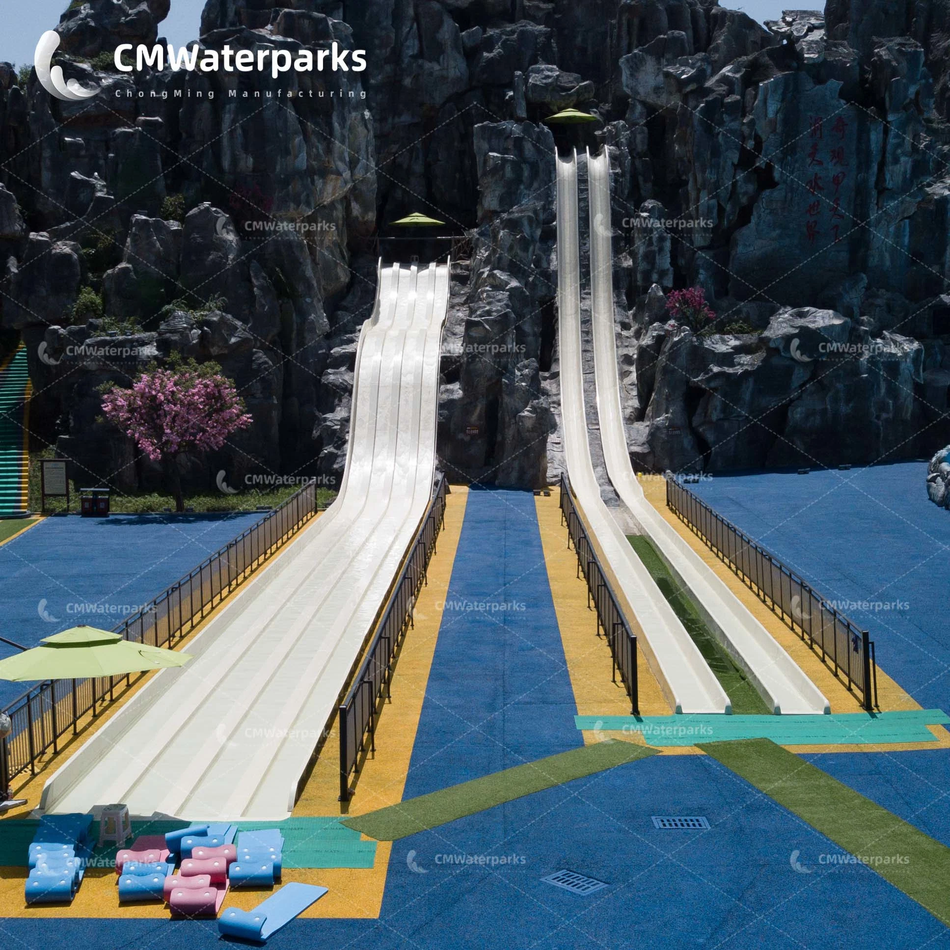 Hot Sale Water Park Fiberglass Water Slide Amusement Park for Outdoor