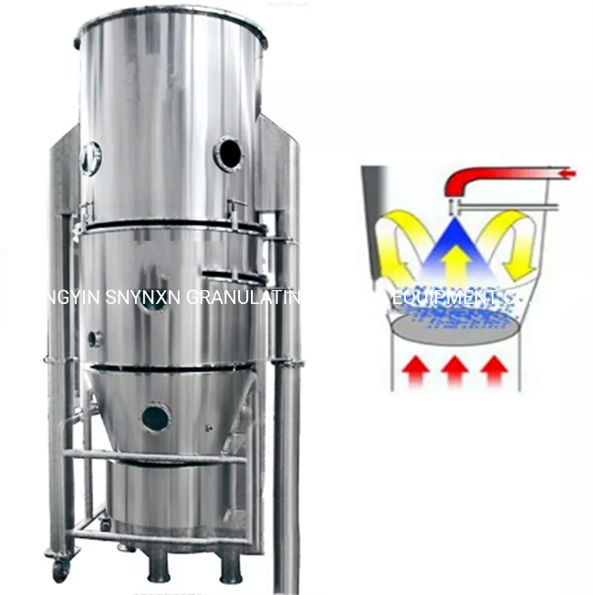 FL Model Fluid Bed Process Granulator Pharmaceutical Lab Use Mini Fluidized Bed Drying Granulator Fluid Bed Dryer