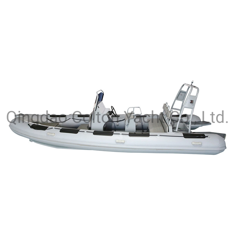 580cm Barco Rígido Inflable de Aluminio, Barcos de Pesca, Barco Rib y Barco de Consola Central