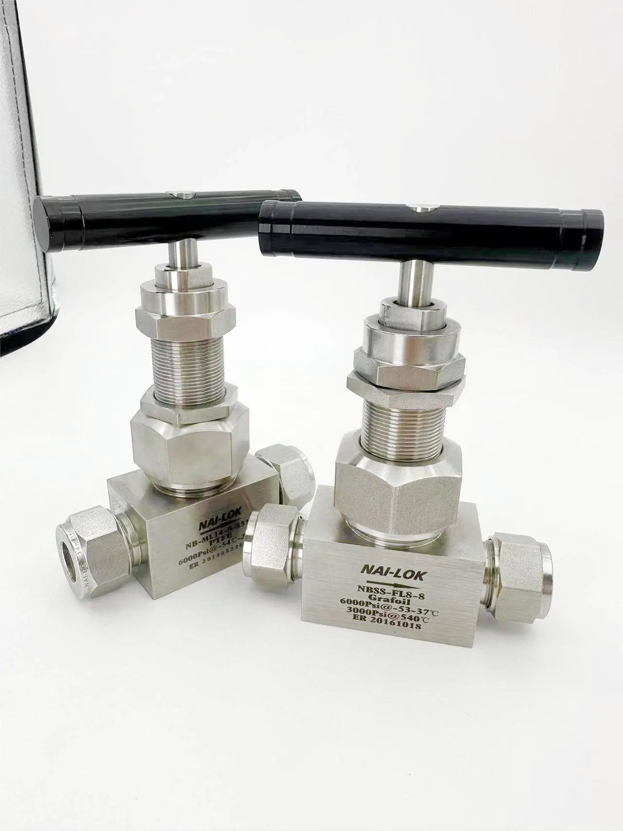 High Temperature High Pressure Stainless Steel SS316 Union Bonnet Needle Valve with Double Ferrule 6000psi Instrument Needle Valves