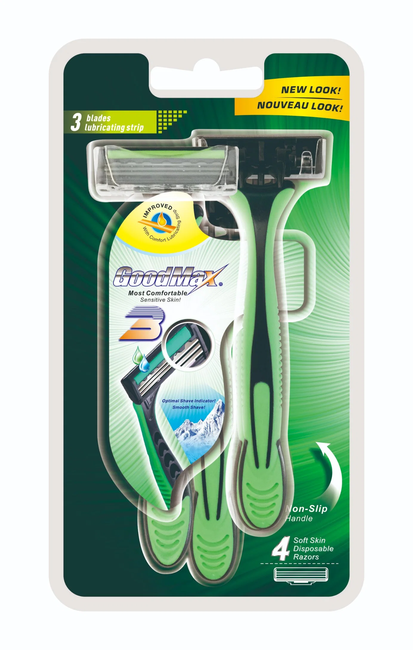 Men&prime; S Shaver Triple Blade Disposable