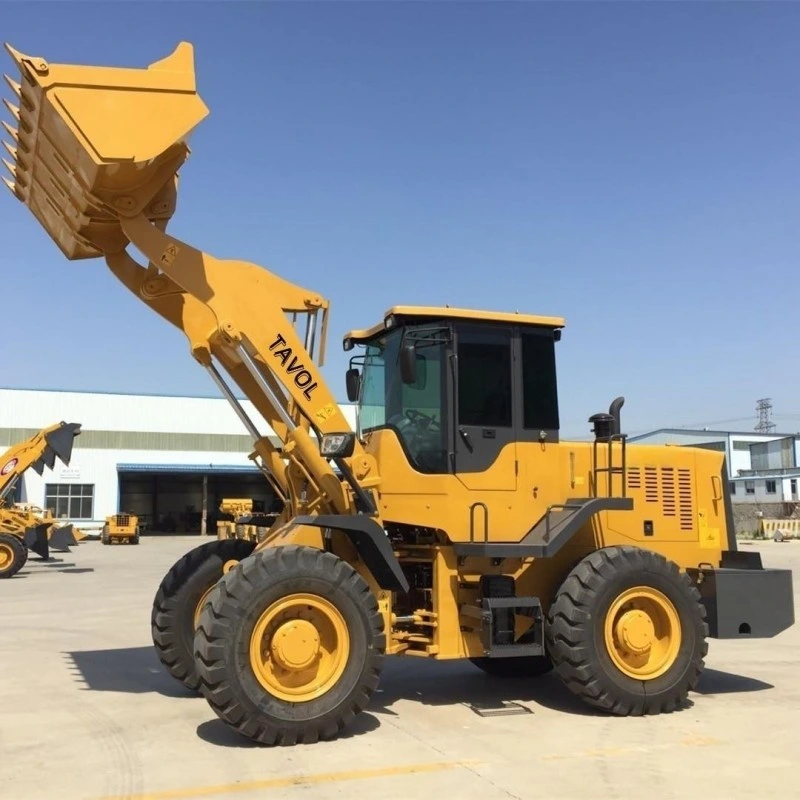 4WD Front End Loader with Hydraulic Joysticks Control 3 Ton Wheel Loader on Hot Sale.