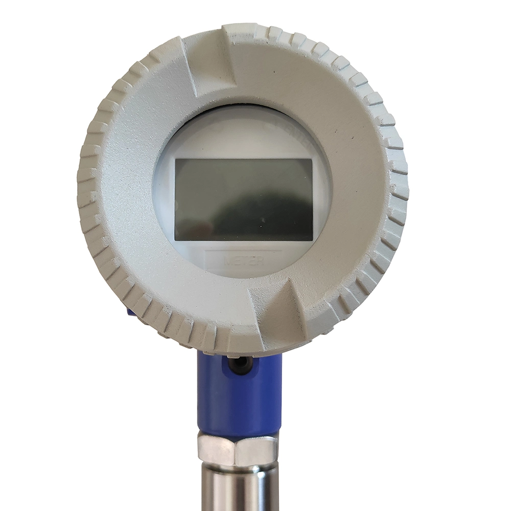 Piezoelectric Capacitance Vortex Flowmeter Natural Gas Flow Rate Total Flow Mass Flowmeter