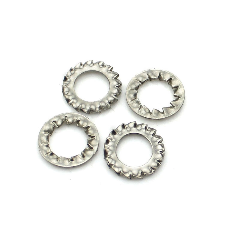 DIN6798j DIN6798V Hardware External Teeth 304 Stainless Steel Serrated Lock Washers