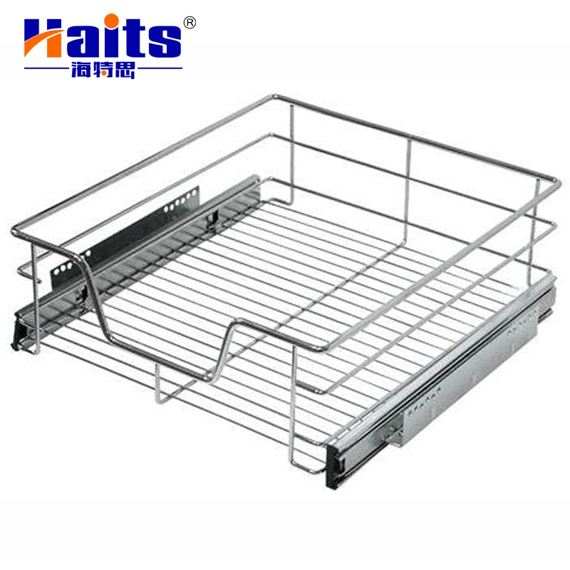 Kitchen Pull out Drawer Slide with Wire Basket