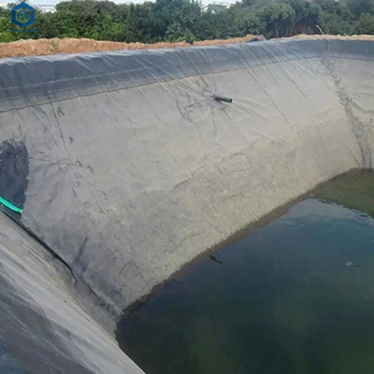 Plástico HDPE Pond Liner conchas de las aguas residuales Treament proyecto en Indonesia