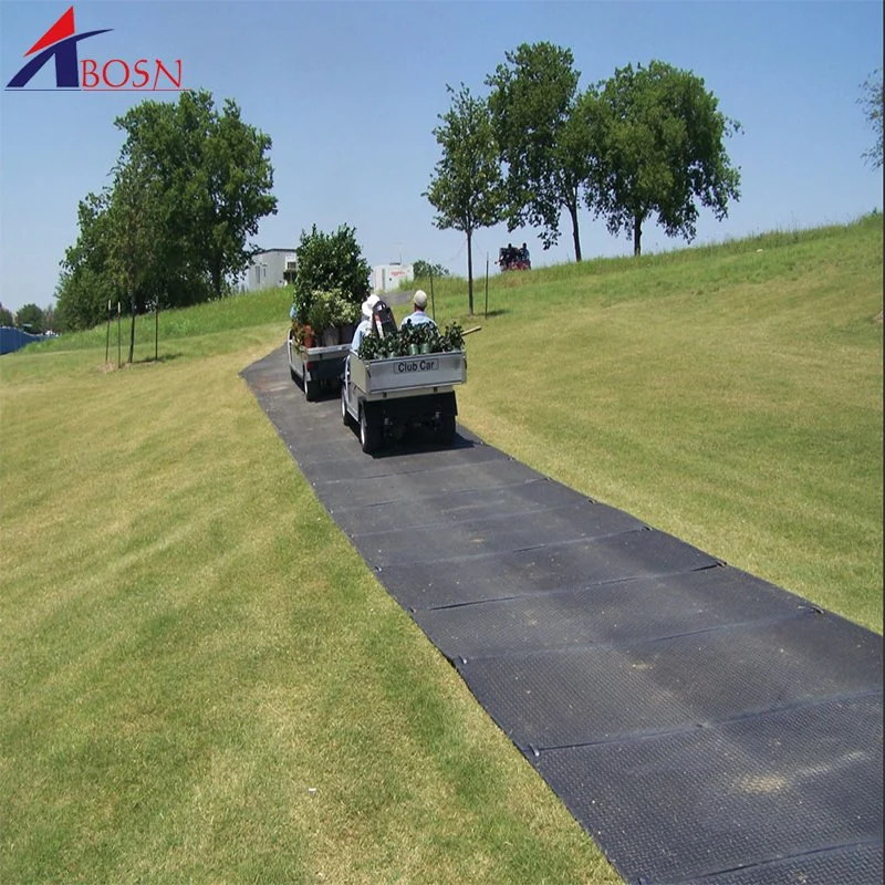 Light Duty Extruded HDPE Plastic Ground Protection Event Mat