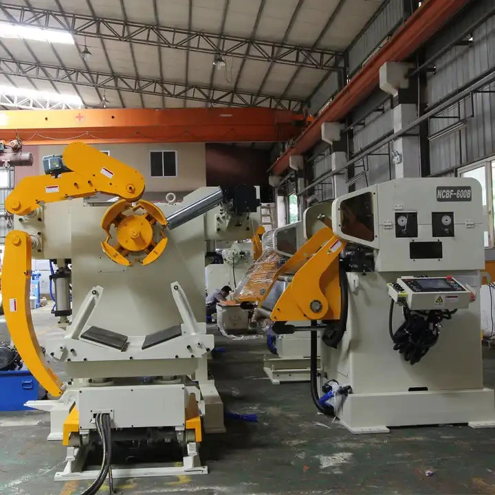 3 in 1 Feeder Sheet Metal Coiling Straightening Machine 2 in 1 Decoiler Straightener Feeder