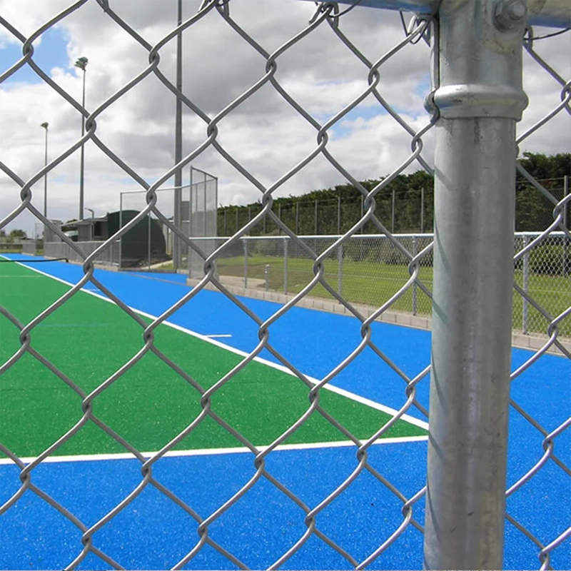 45X45mm Mesh Size Galvanzied Chain Link Fence 5FT Wire Mesh Carbon High quality/High cost performance  Diamond Wire Netting PVC Black Chain Link Fence