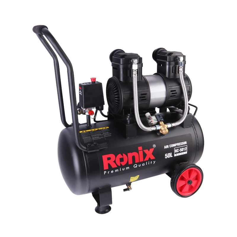 RC-5012 Ronix silencioso compresor de aire aceite tipo menos Heavy Duty herramientas profesionales 50L compresor de aire eléctrico