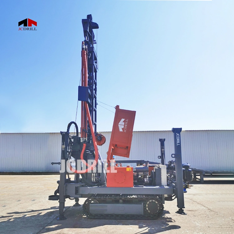 Crawler Type Mobile Hydraulic Mining Rock Core DTH Rotary Deep Borehole Ground Water Well Drilling Rigs Oil Drilling Equipment Rotary Drill Rigs Machine