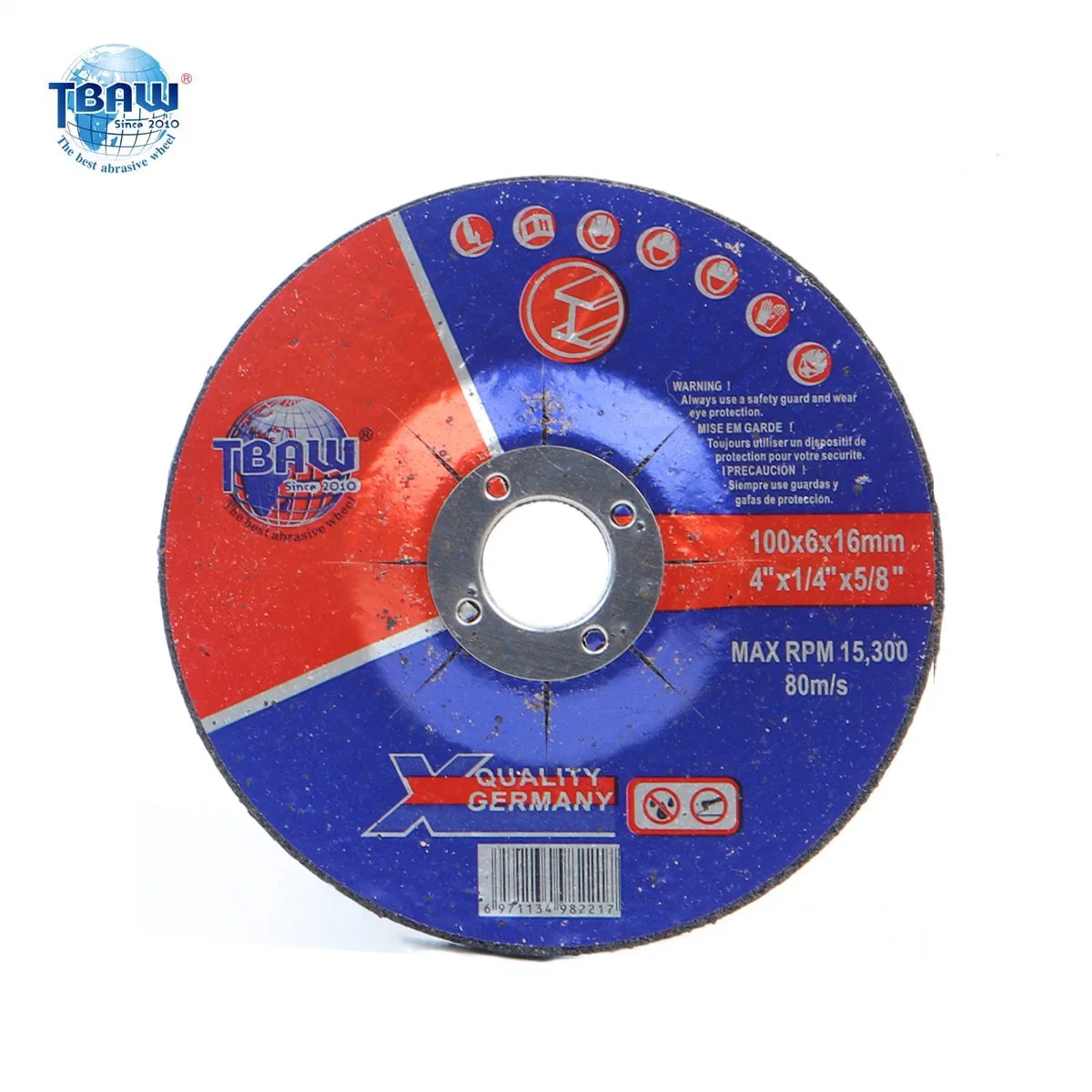 100*6,0*16mm carbure Coupe abrasive en métal de meulage ou polissage Meuleuse Roues disque/disque