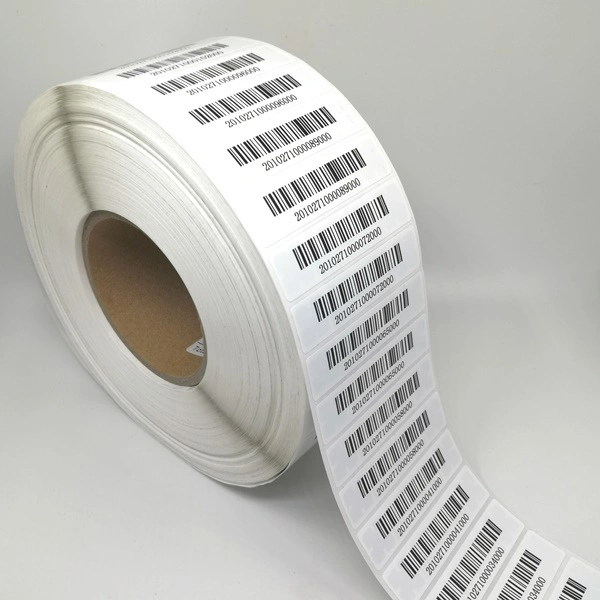 Sku Printing EPC Gen2 Paper Er62 UHF RFID Clothing Label Sticker Tag