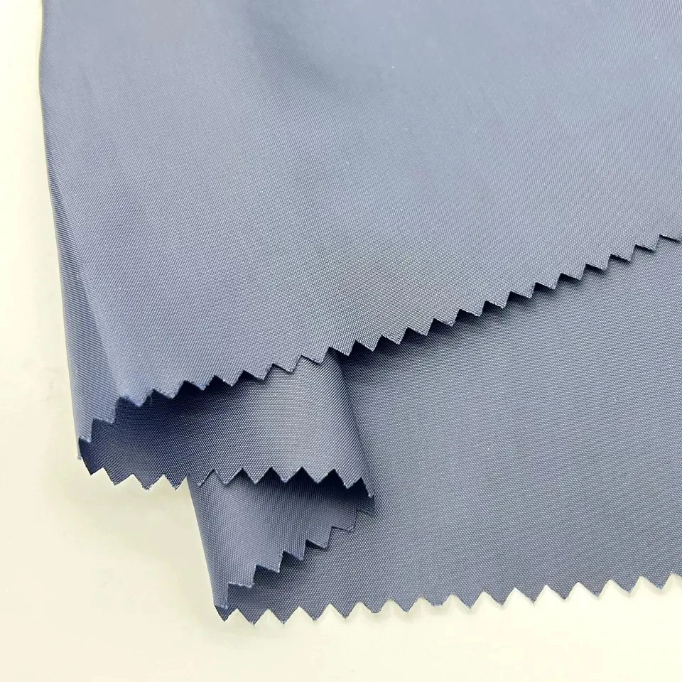 Environmental Cloth Plain Woven Solid Color 190t Polyester Silk Taffeta Fabric Poly Twill Lining