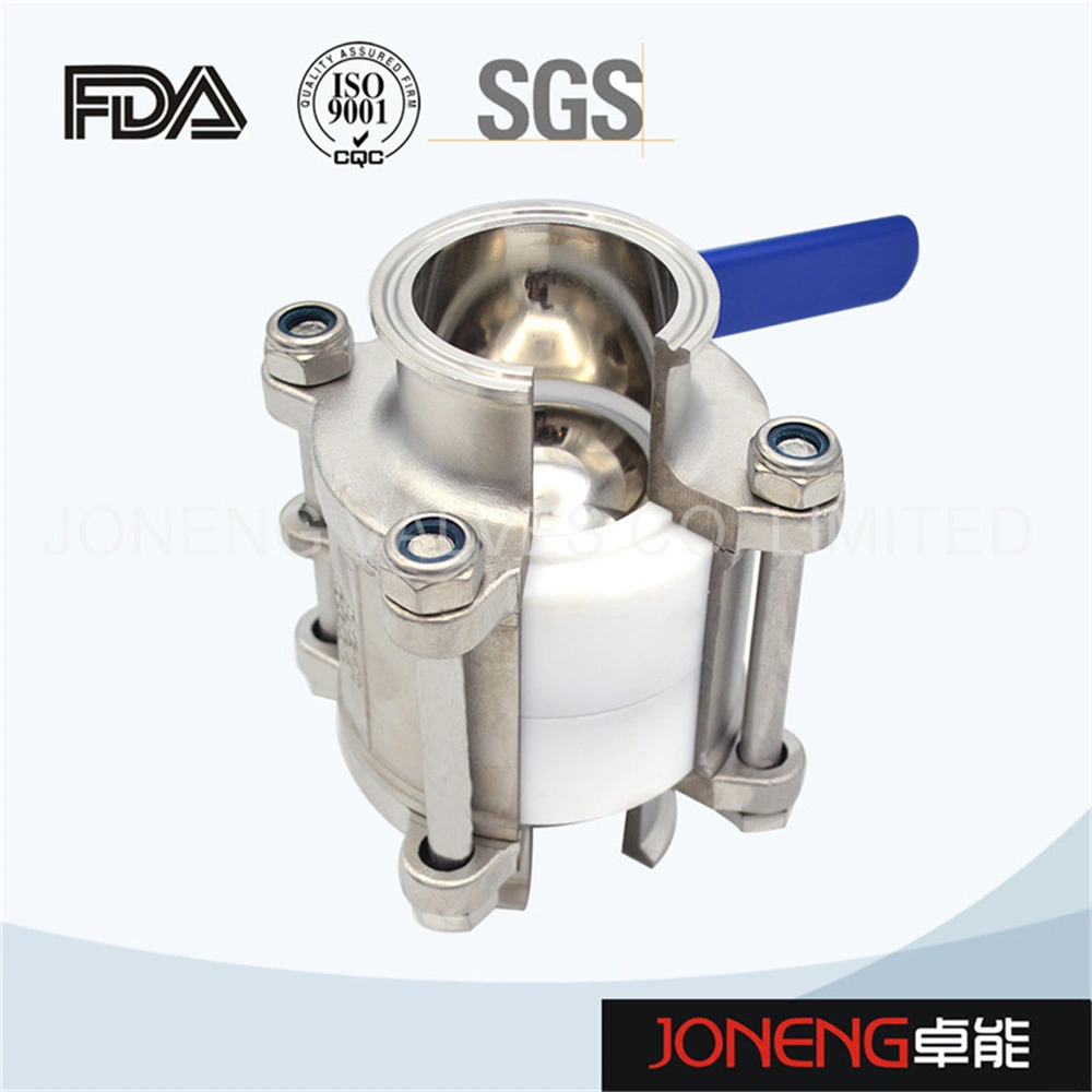 Stainless Steel Sanitary Grade Manual Type Straight Way Ball Valve (JN-BLV1003)