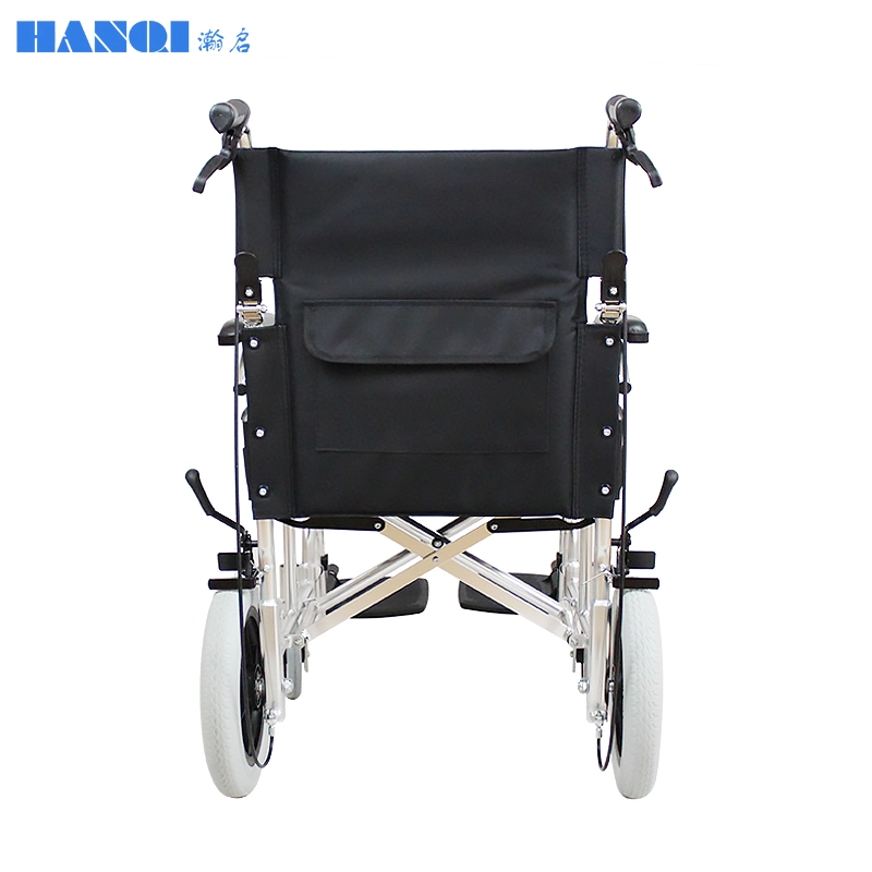 Hq Hanqi863L-12" sillas de ruedas plegable ligero equipo médico portátil para pacientes de clínica de salud CE FDA ISO9001