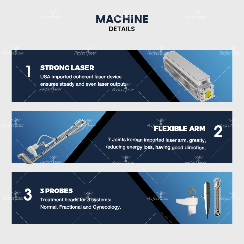 CE/FDA/RoHS Cirurgia CO2 Laser Pigmento Remoção Equipamento de beleza