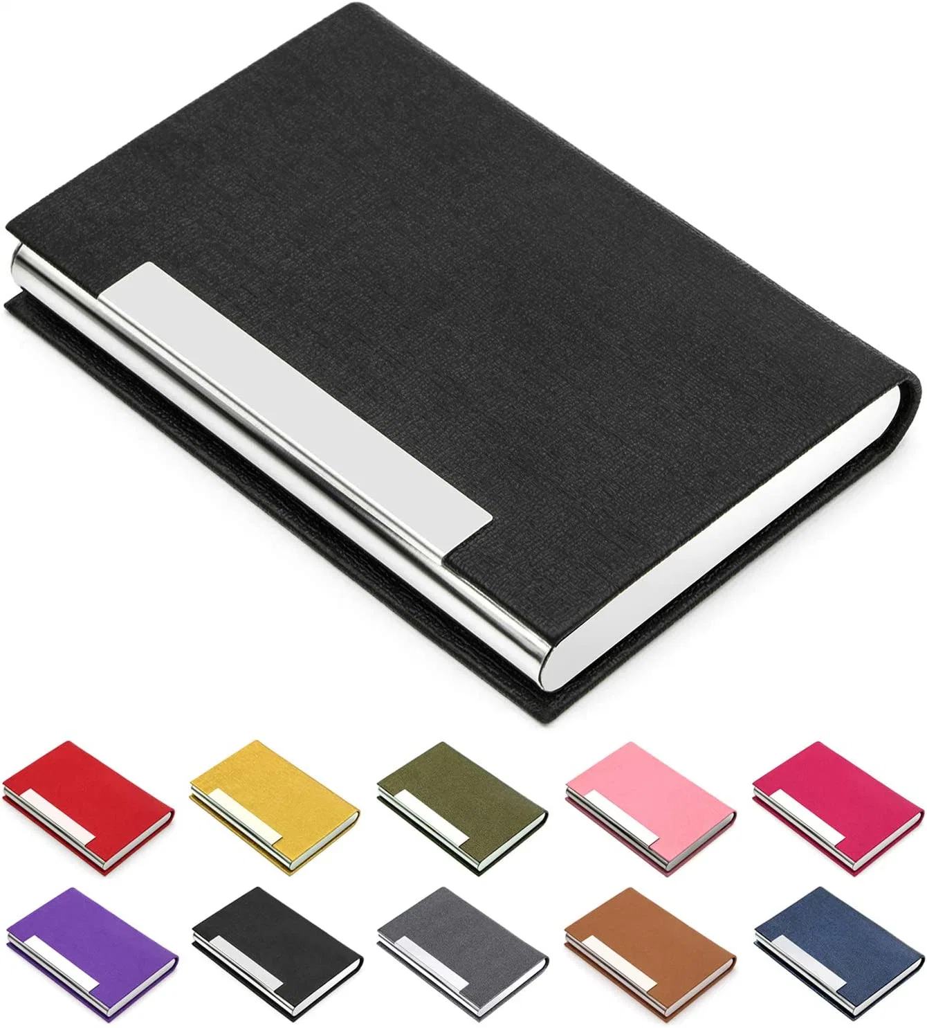 Wholesale Metal Aluminum Leather PVC 3D Credit RFID Card Holder Women Acrylic Earring Custom Color Printing Wallet Professional Designer Card Holder