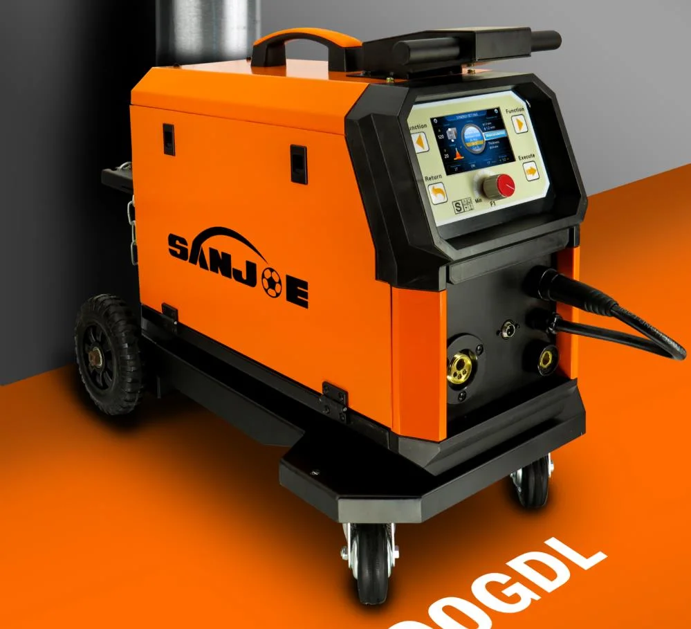 LCD Welder MIG 200gdl with Trolley 4 Rolls