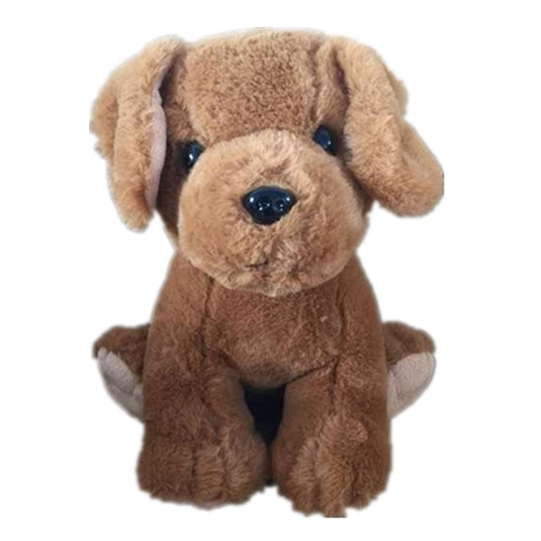 Cute Hot Selling Brown Plush Puppy Stuffed Dog Toys for Promotion