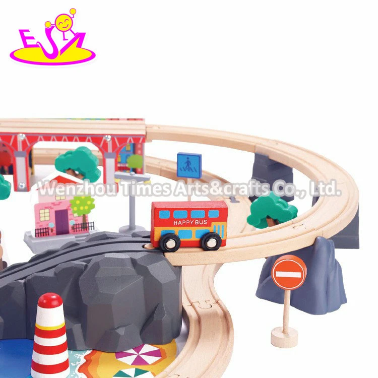 Classical Model Track Wooden Electric Toy Train for Kids W04c252