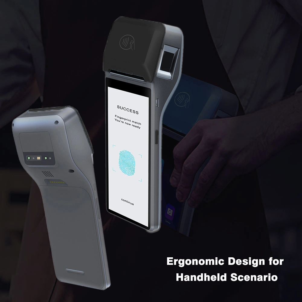 Super NFC 4G Bluetooth4.2 GPS 2D Qr Barcode Scanner Mobile POS Machine for Logistic (Z300)