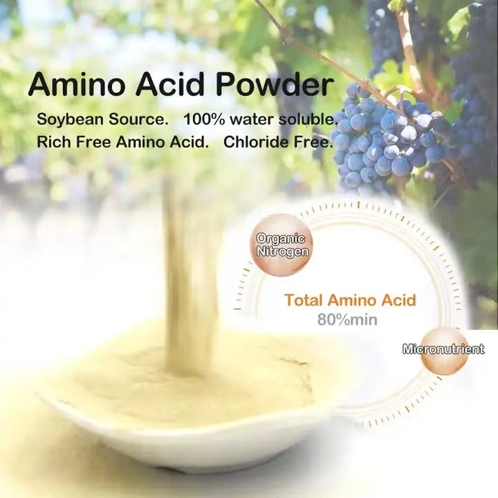 High Solubility Powder 80 Amino Acid Fertilizer Wholesale Price Amino Acids