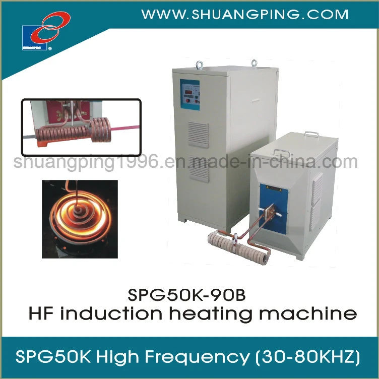 90kw High Frequency Induction Heating Machine Spg50K-90b Wire and Steel Trip Annealing