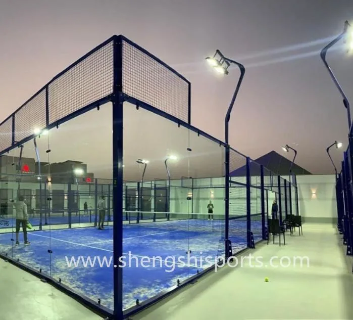 Top Quality Cancha De Padel Court Manufacturer Hot DIP Galvanized Paddle Tennis Panoramic Factory