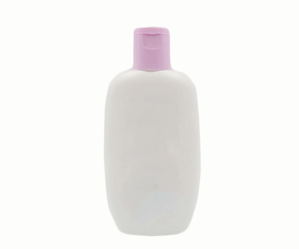Cosmetic Packaging PE Plastic Soft Packaging Baby Care Snap-on Cap Natural Shampoo 200ml Screw Cap Liquid Soap Plastic White Color Bottle