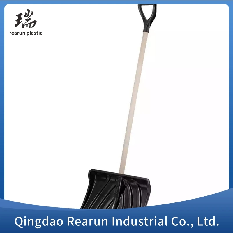 Multifunctional Farming Plastic Snow Shovel Spade with Long Wooden Fiberglass Handle Premium