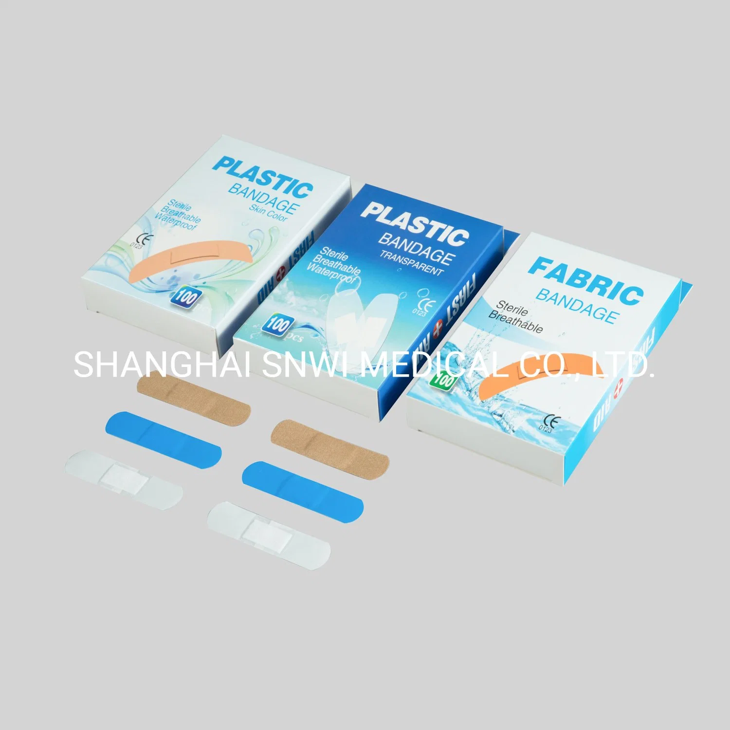 Hospital Surgical Tape Metal Cover Zinc Oxide Adhesive Plaster with CE ISO