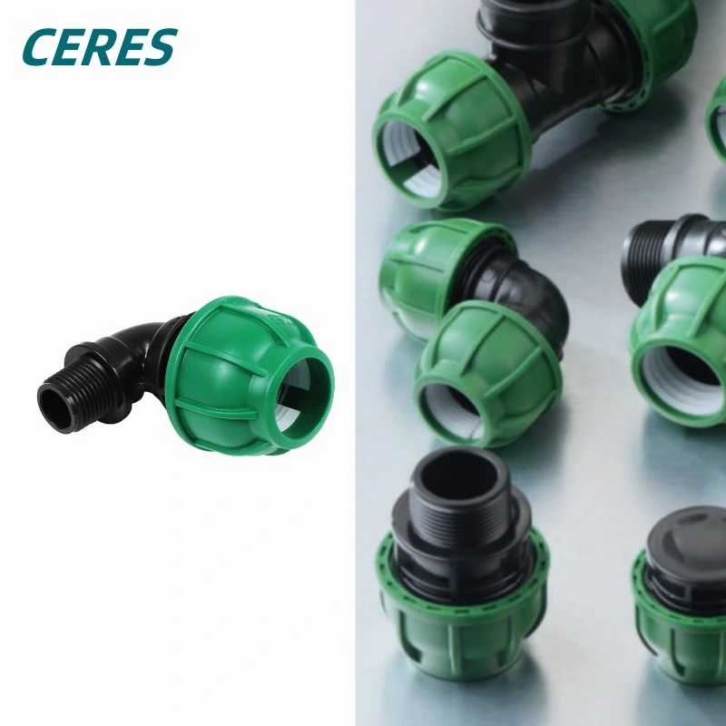 Male Threaded Elbow Agriculture and Garden Water Irrigaiton Fitting