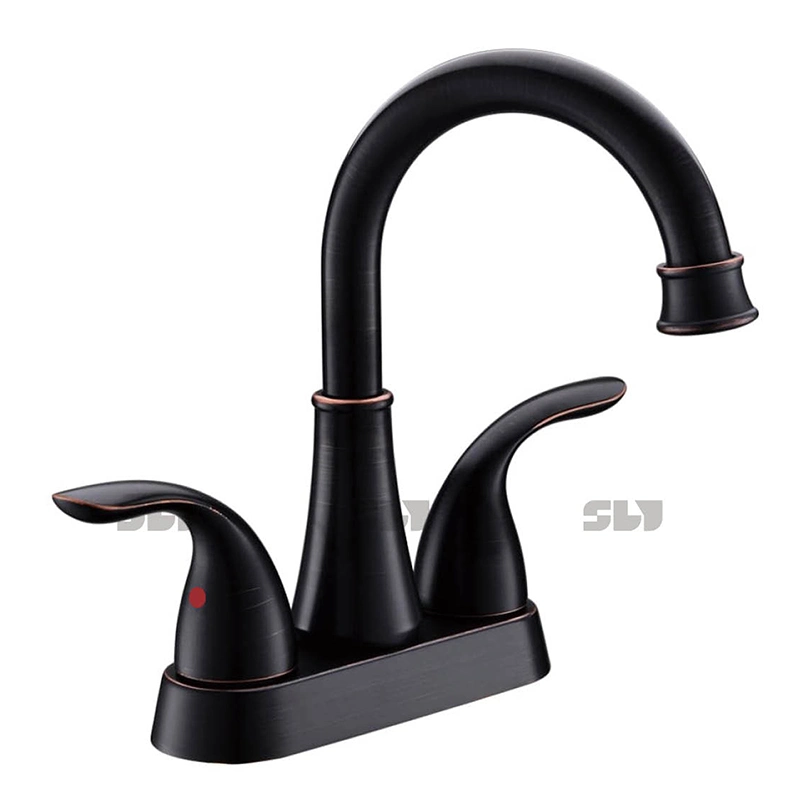 Kaiping Factory Supply Cupc Basin 4" Centerset Faucet Double Handle Water Mixer for Bathroom Lavatory