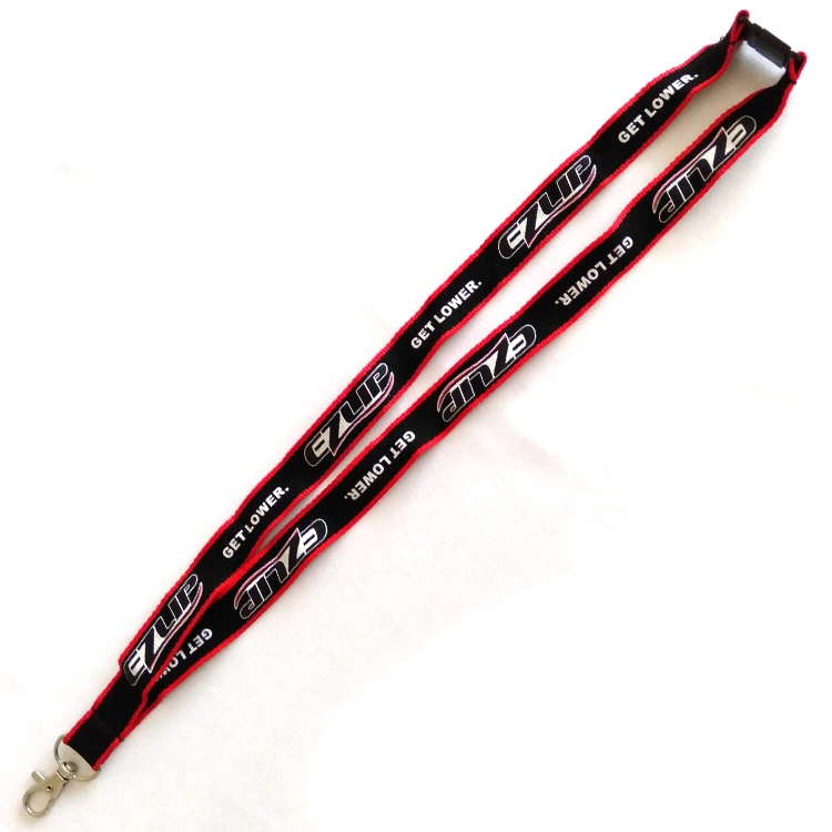 Factory Price Woven Lanyard Polyester Custom Image Ribbon