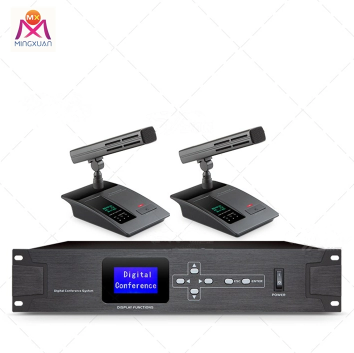 Hand in Hand Wired Conference Microphone System Professional Digital Conference System Receiver