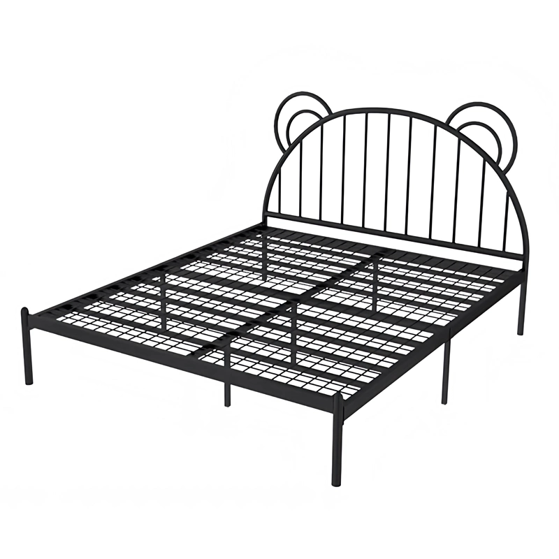 Children's Room Cute Princess Style Metal Bed