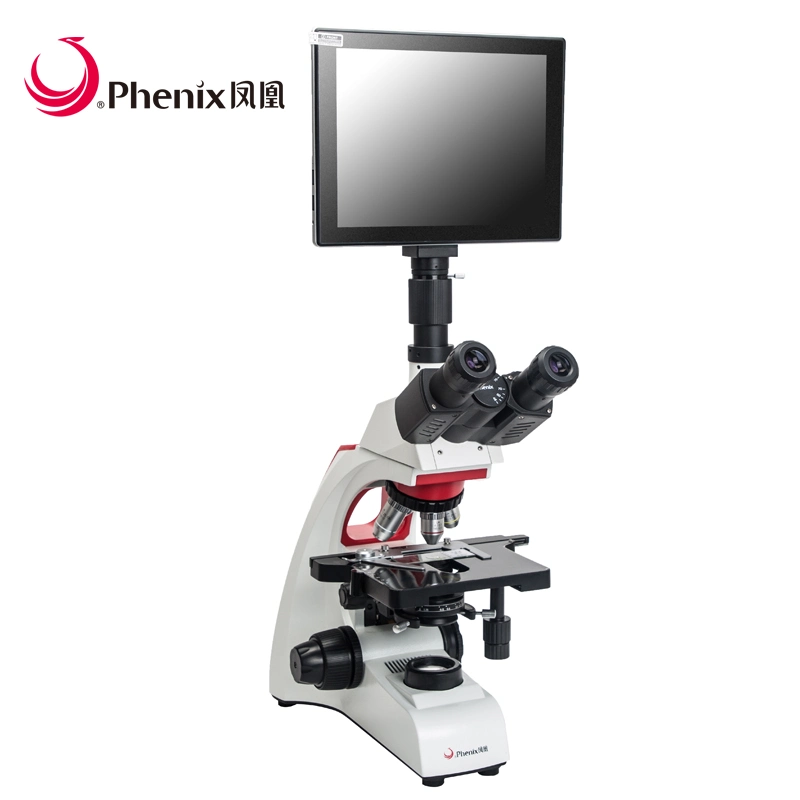 Intelligent and Smart Digital Microscope Biological Trinocular with Camera and Tablet